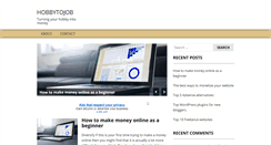 Desktop Screenshot of hobbytojob.com